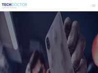 Frontpage screenshot for site: Servisni centar - Tech Doctor (http://www.techdoctor.hr)