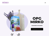 Frontpage screenshot for site: OPG Mirko Vedran (http://www.opgmirko.hr)