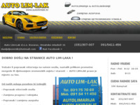 Frontpage screenshot for site: Auto lim-lak (http://www.autolimlak.hr)