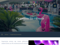 Frontpage screenshot for site: (http://laris-tcb.hr/organizacija-evenata)