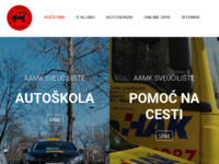 Frontpage screenshot for site: Autoškola AAMK Sveučilište Zagreb (http://www.autoskola-sveuciliste.hr)