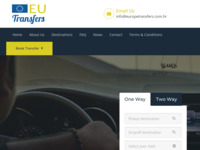 Frontpage screenshot for site: Europe Transfers - Car Transfer, Taxi, Zadar, City, Cheap, Airport, Destination (http://europetransfers.com.hr)