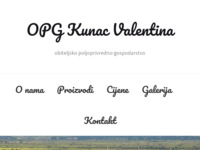 Frontpage screenshot for site: (http://www.opg-kunac.hr)