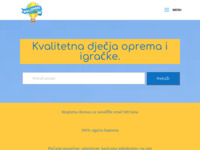 Frontpage screenshot for site: Malishani - Dječja oprema i sve za djecu (https://malishani.com)