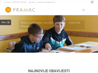 Frontpage screenshot for site: Centar za obrazovanje odraslih i djece (http://www.centar-pramac.hr)