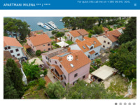 Frontpage screenshot for site: Apartments Milena Toić - Mali Lošinj (http://www.apartmanimilena.hr/)