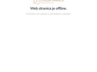 Frontpage screenshot for site: Centar stranih jezika Lingua Franca (http://linguafranca.hr/)