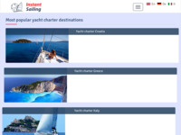 Frontpage screenshot for site: Najam Plovila - Jedrilice, Katamarani, Motorni Brodovi - Instant Sailing (https://www.instantsailing.com/)