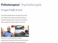 Frontpage screenshot for site: Psihijatar i psihoterapeut - Dragan Puljic (http://dpuljic.com)