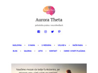 Frontpage screenshot for site: (http://www.auroratheta.hr)