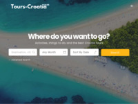 Frontpage screenshot for site: Day Tours Croatia - Digital Travel Agency in Croatia (https://tours-croatia.com/)