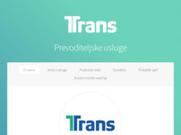 Frontpage screenshot for site: TTrans - Prevoditeljske usluge (https://ttrans.hr/)