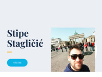 Frontpage screenshot for site: Stipe Stagličić (http://stipestaglicic.from.hr)