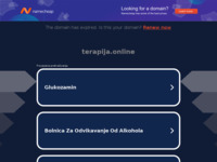 Frontpage screenshot for site: (http://terapija.online/)