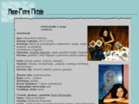 Frontpage screenshot for site: Osobne stranice-Hana-Petra Mrčela (http://free-zg.htnet.hr/Angel)