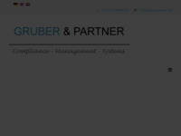 Frontpage screenshot for site: (http://gruber-partner.de/hr)