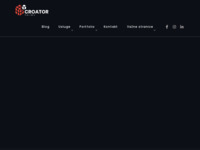 Frontpage screenshot for site: Croator web studio (https://croator.hr)