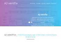 Frontpage screenshot for site: AJ ventfix - profesionalna strojno-kemijska čišćenja svih prostora (http://aj-ventfix.hr)