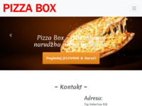 Frontpage screenshot for site: (http://pizza-box.com.hr)