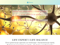 Slika naslovnice sjedišta: Life Balance - Life Expert  za testiranje i harmonizaciju (https://www.harmonizacija.putokaz.biz/)