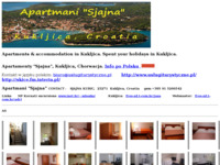 Frontpage screenshot for site: Apartmani 'Sjajna', Kukljica (http://free-zd.t-com.hr/sjajna/)