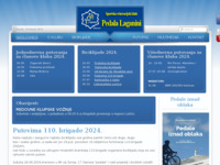 Frontpage screenshot for site: SRK Pedala Laganini, biciklistički klub iz Karlovca (http://www.pedala-laganini.hr)