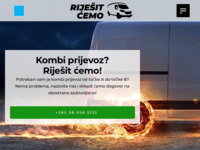 Frontpage screenshot for site: Kombi prijevoz - Pouzdani i efikasni - Riješit ćemo! - 095 581 2018 (https://www.rijesitcemo.com.hr/kombi-prijevoz/)