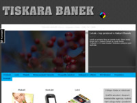 Frontpage screenshot for site: Tiskara Banek Zagreb (http://www.tiskara-banek.hr)