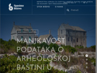 Frontpage screenshot for site: Spasimo Bišòvo – Udruga za zaštitu i održivi razvoj otoka Biševa. (https://bisevo.hr)