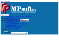 Frontpage screenshot for site: mpsoft – programi za osobna računala (http://www.mpsoft.hr)