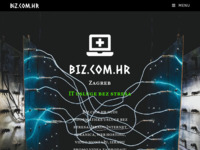 Frontpage screenshot for site: Biz.com.hr - Informatičke usluge bez stresa - Izrada internet stranica (https://biz.com.hr/)