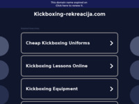 Frontpage screenshot for site: (http://www.kickboxing-rekreacija.com/)