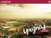 Slika naslovnice sjedišta: Petrinja (http://www.tzg-petrinja.hr/)