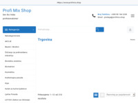 Frontpage screenshot for site: Profimix Shop – Sve što treba profesionalcima! (http://profimix.shop/)