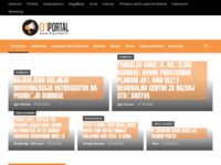 Frontpage screenshot for site: 01Portal (http://www.01portal.hr)