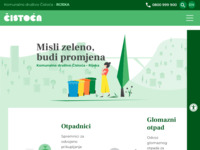 Frontpage screenshot for site: (https://cistocarijeka.hr)