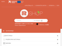 Frontpage screenshot for site: (http://www.rabljena-racunala.hr)