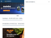 Frontpage screenshot for site: Hobi Centar (http://www.hobicentar.hr)