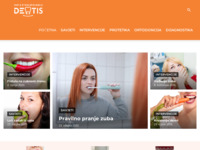 Frontpage screenshot for site: Dentis.hr - portal sa područja Stomatologije! (https://dentis.hr)