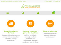 Frontpage screenshot for site: (https://prirodna-ljekarna.com)