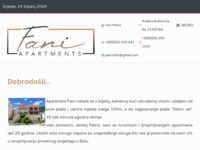 Frontpage screenshot for site: (http://www.apartmanifani-bol.com)