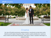 Frontpage screenshot for site: Foto i video produkcija, AVI-STUDIO Zagreb (http://www.avi-studio.hr)