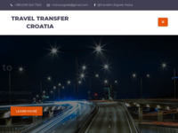 Frontpage screenshot for site: (https://traveltransfercroatia.com/)