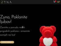 Frontpage screenshot for site: Pokloni za svaku prigodu - ZYNA - Pokloni doživljaj (http://zyna.hr)