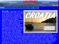 Frontpage screenshot for site: (http://chorvatsko-drvenik.wz.cz/)