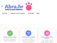 Frontpage screenshot for site: ABRA - Hotel za pse - Obrt za čuvanje i njegu kućnih ljubimaca (https://abra.hr)