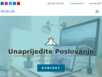 Frontpage screenshot for site: Weblab - Izrada Web Stranica (https://weblab.hr)