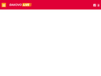 Frontpage screenshot for site: ĐAKOVO LIVE  - MEDIJSKI CENTAR (http://www.djakovo.live)