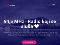 Frontpage screenshot for site: Radio Ploče (http://www.radioploce.hr)