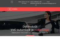 Frontpage screenshot for site: Rent a car u Osijeku - Auto kuća Strada (https://strada-automobili.hr/)
